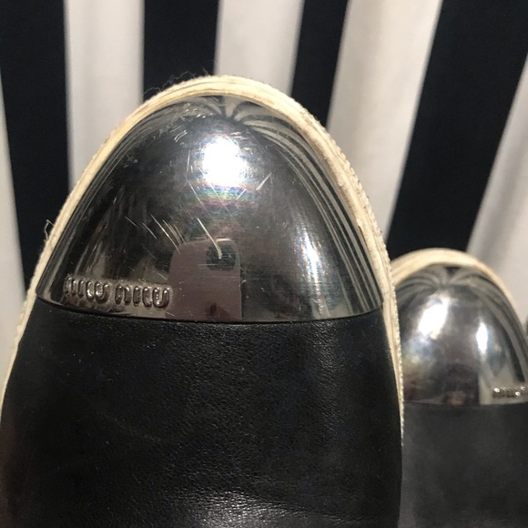 Miu Miu High Top Designer Sneakers RARE - Picture 9 of 11